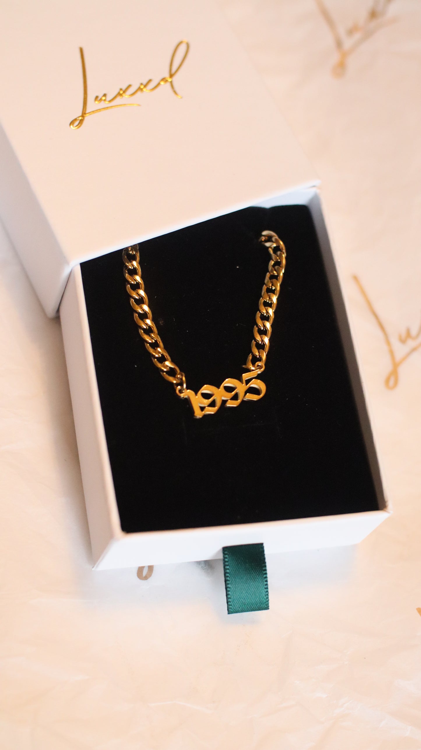 Custom Old English Name Necklace