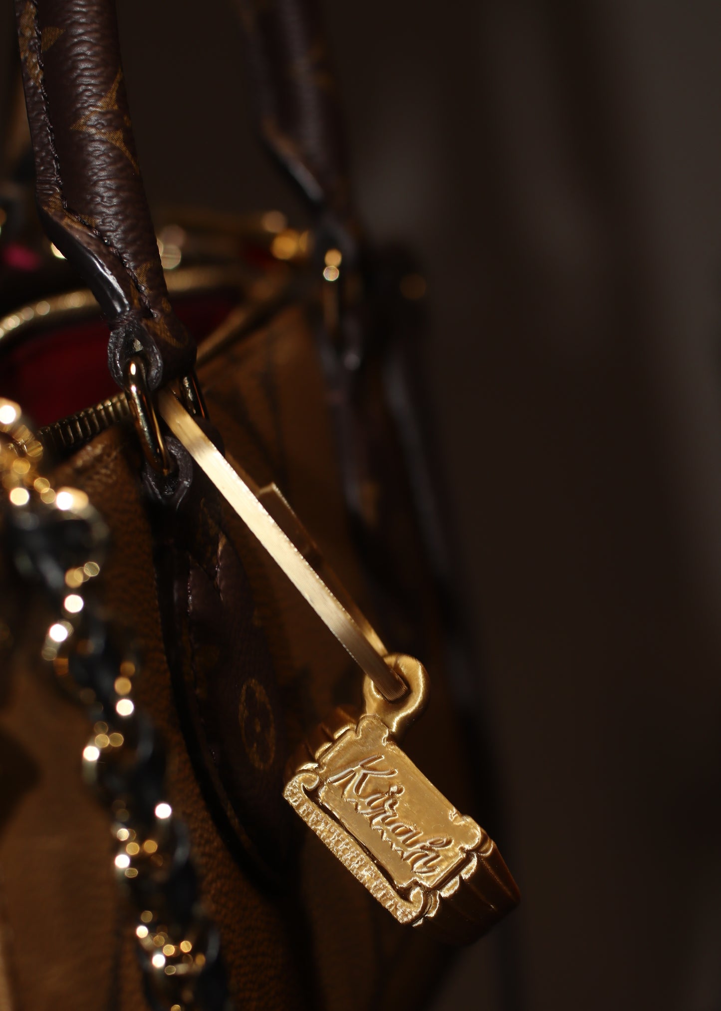 Custom Vintage Ring Bag Charm