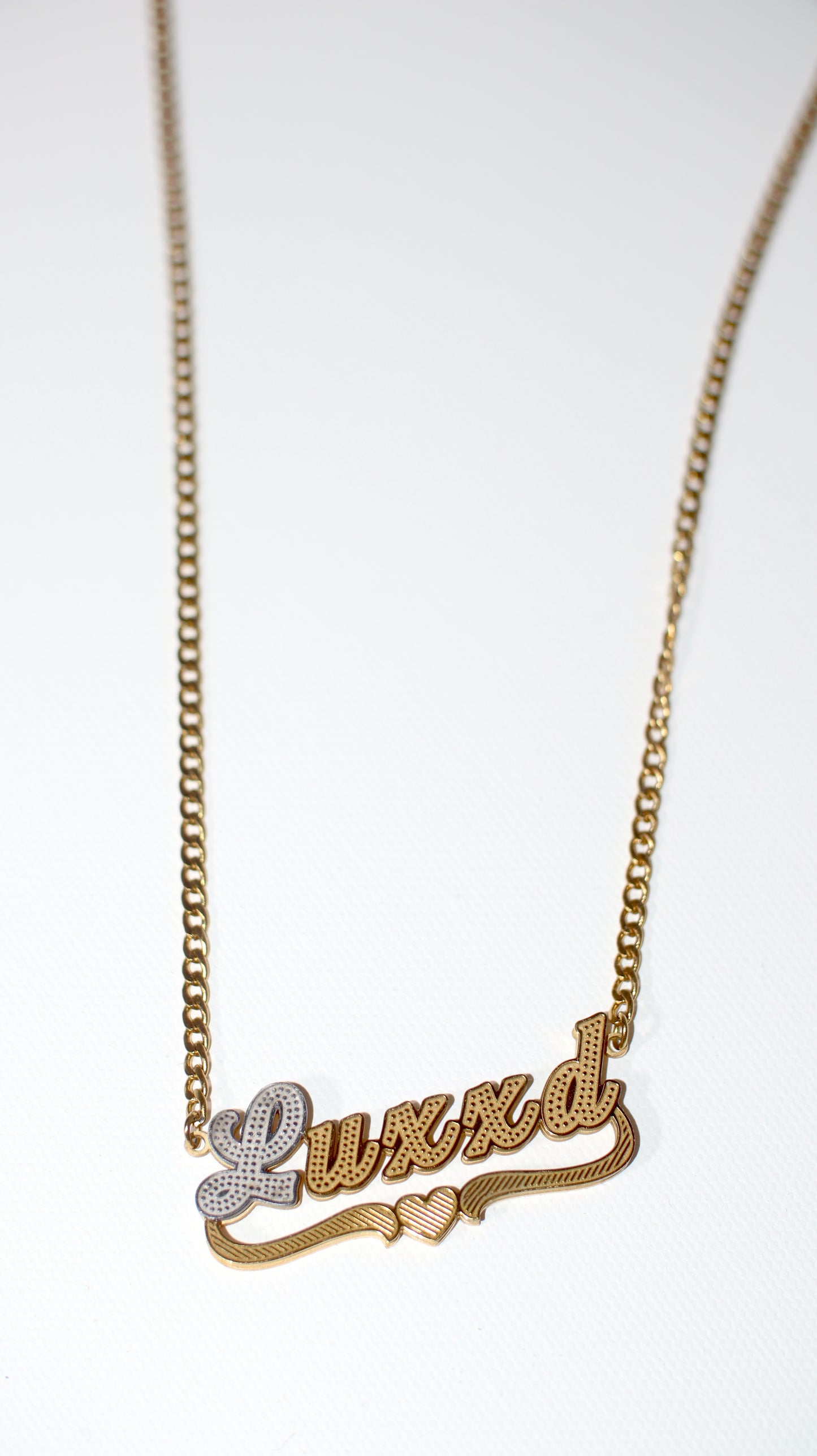 Custom Double Layer Name Necklace