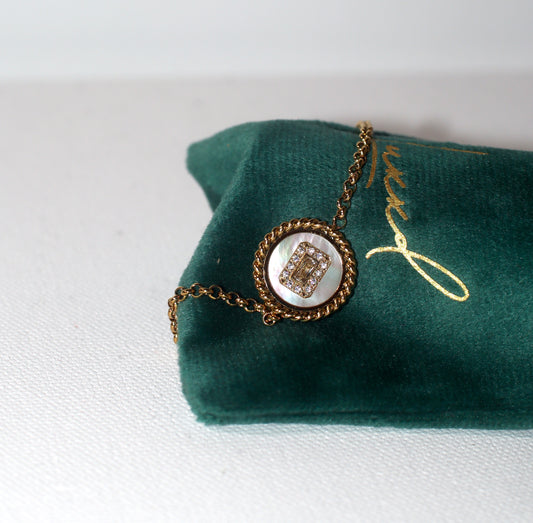 Shell Medallion Bracelet