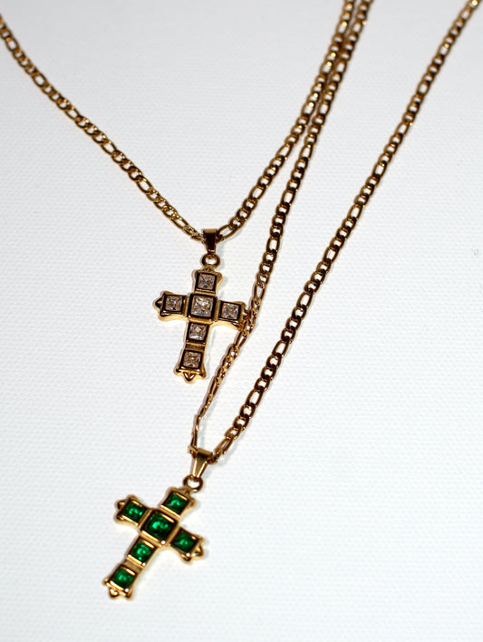 Fancy Cross Necklace