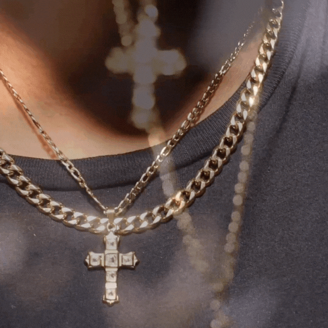 Fancy Cross Necklace
