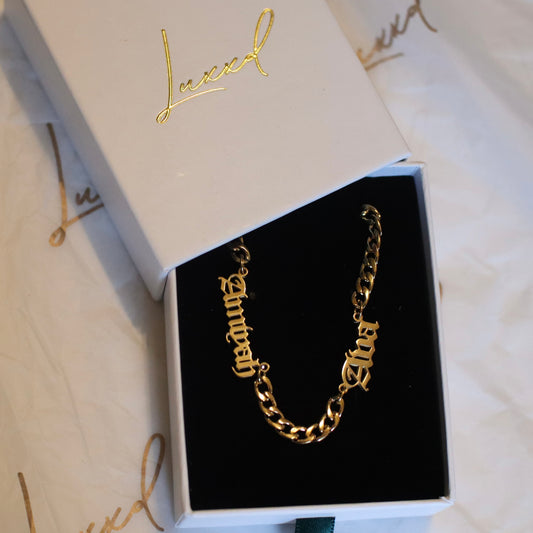 Custom Multi Name Necklace (Cuban Chain)