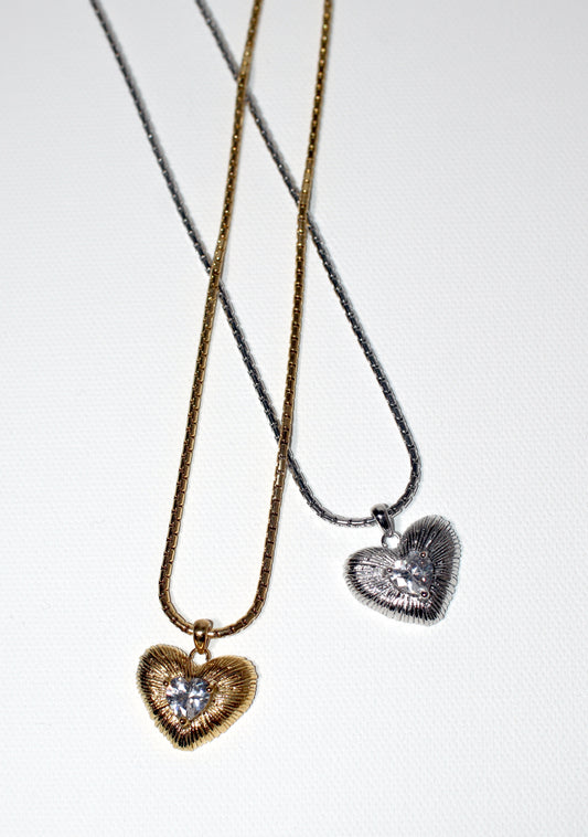 Bling Heart Necklace