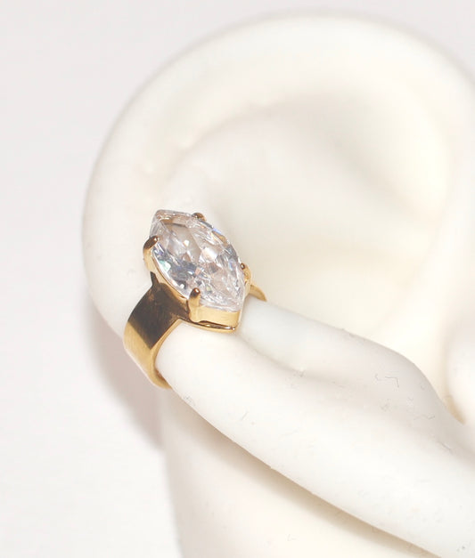 Marquise Ear Cuff