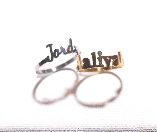 Custom Name Ring