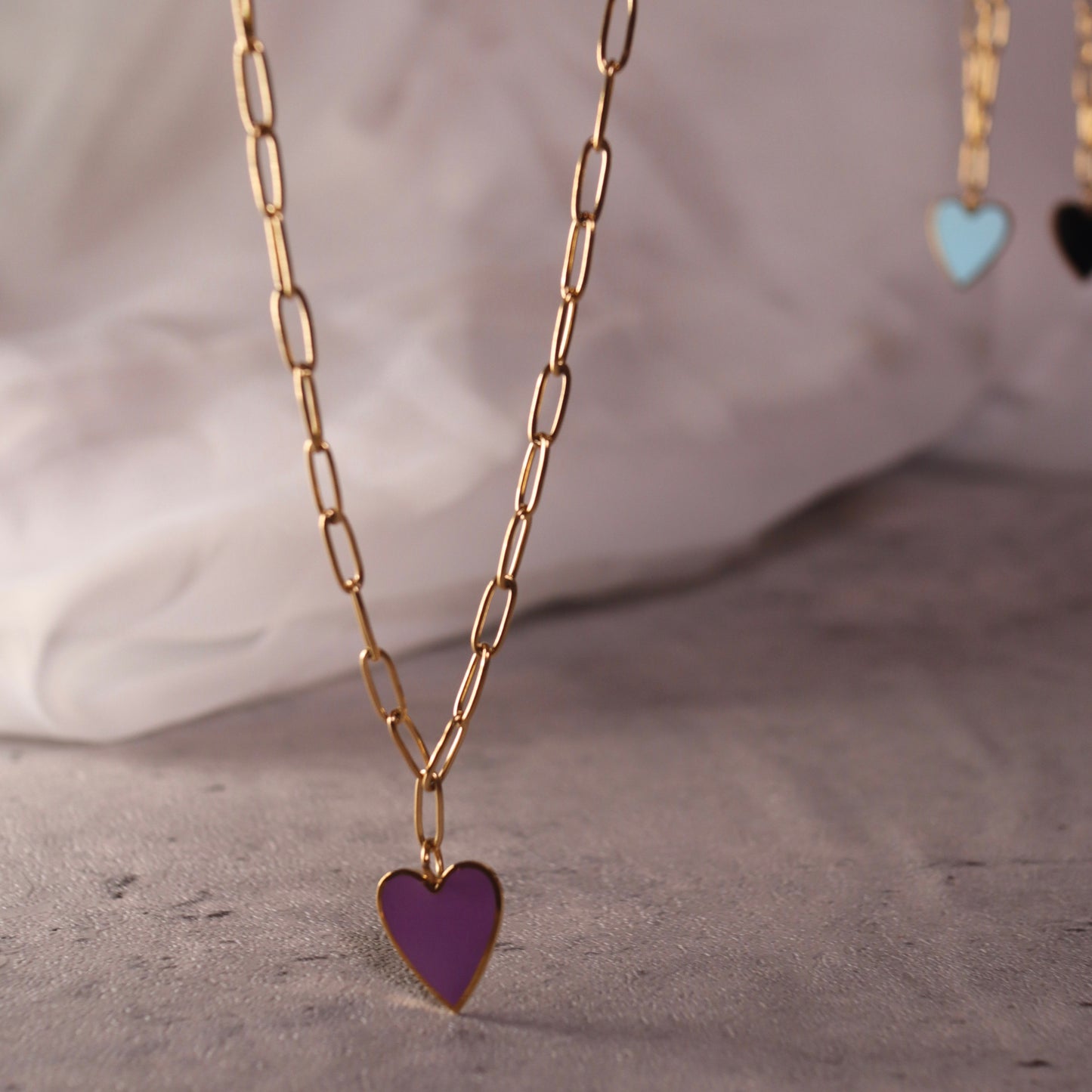 Colorful Hearts Necklace